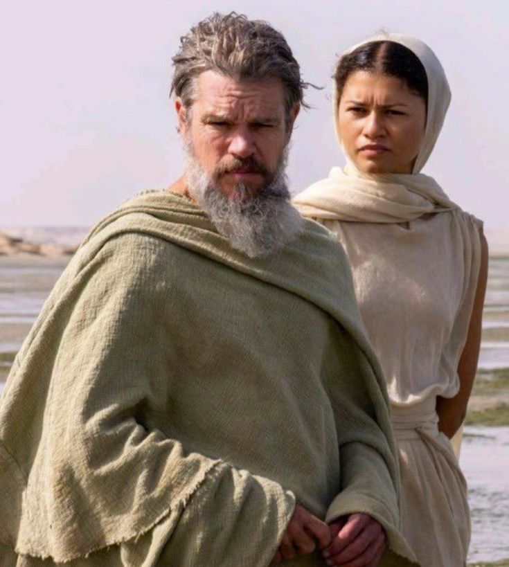 Matt Damon and Zendaya in The Odyssey movie 2026
