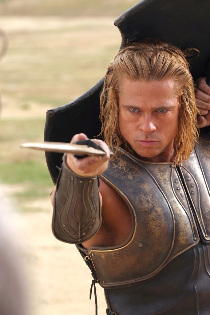 Brad Pitt in Troy 2004