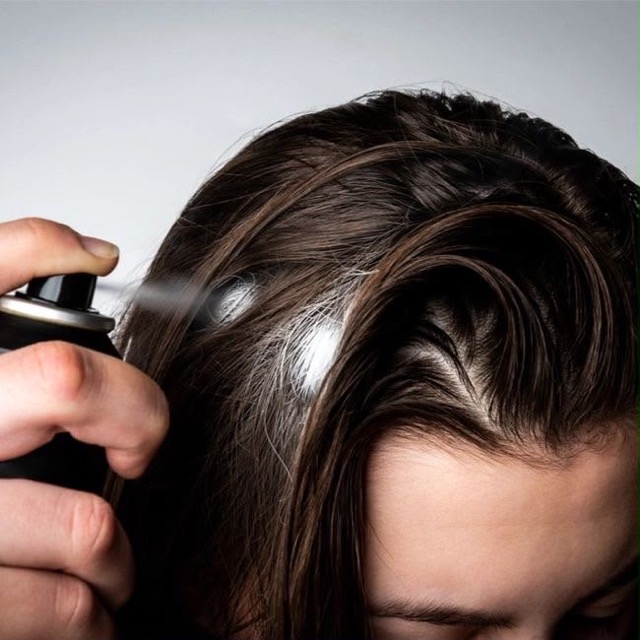shampoo secco applicazione
