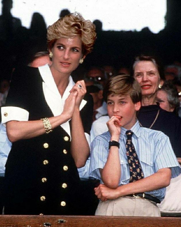 Lady Diana e William al torneo Wimbledon