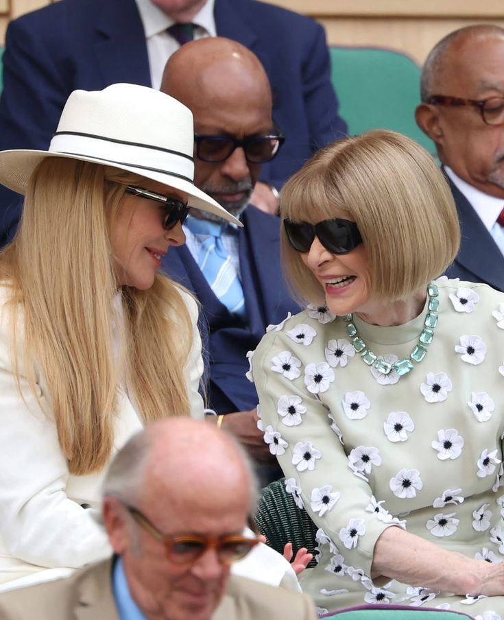 Anna Wintour e Nicole Kidman nella Royal Box