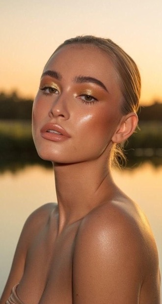 sunset makeup leone