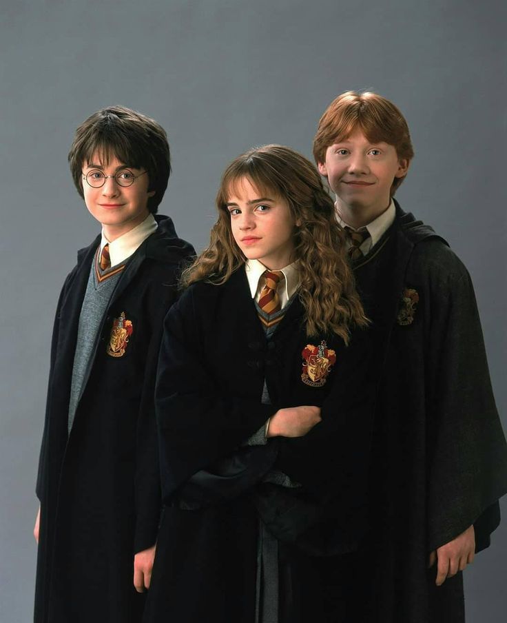Harry Potter Hermione e Ron cast 2000