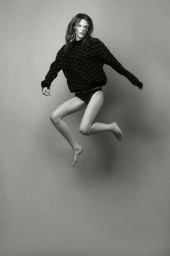 Jumping woman
