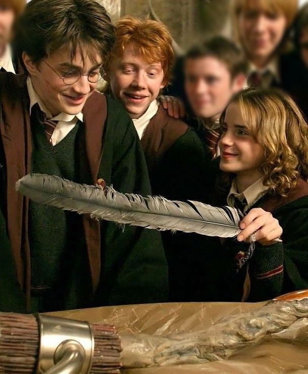 Harry Hermione  e Ron film 2000