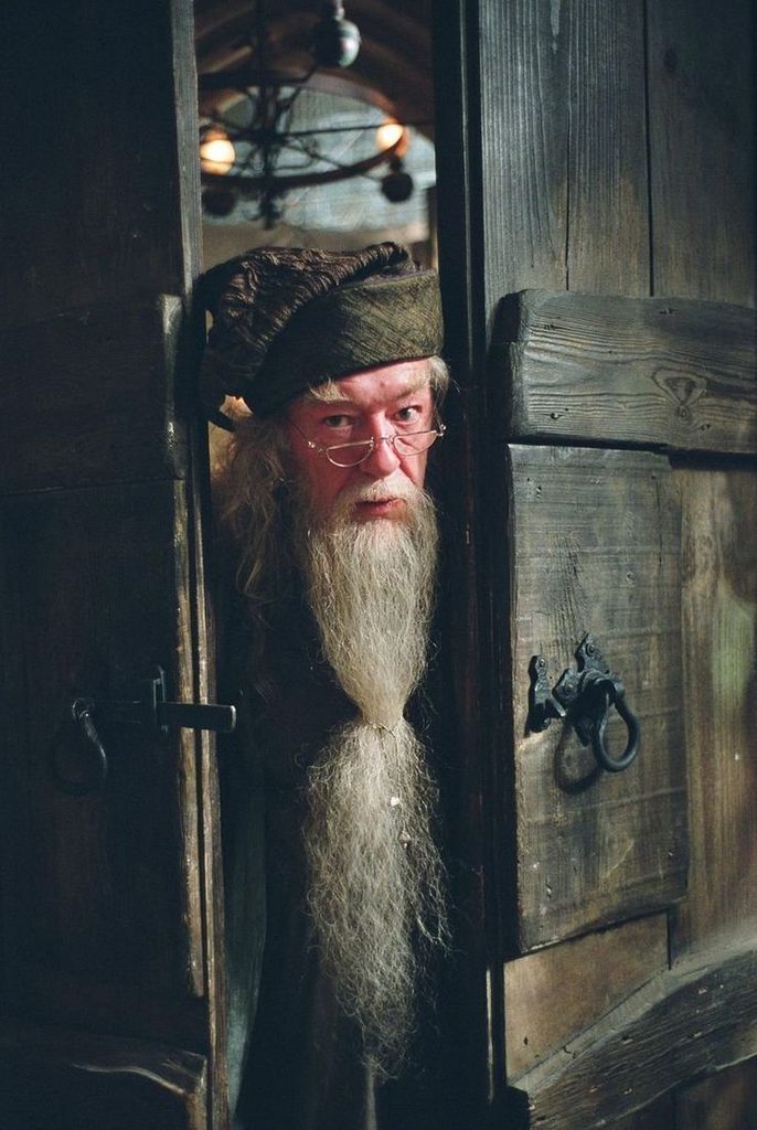 Michael Gambon like Silente in Harry Potter