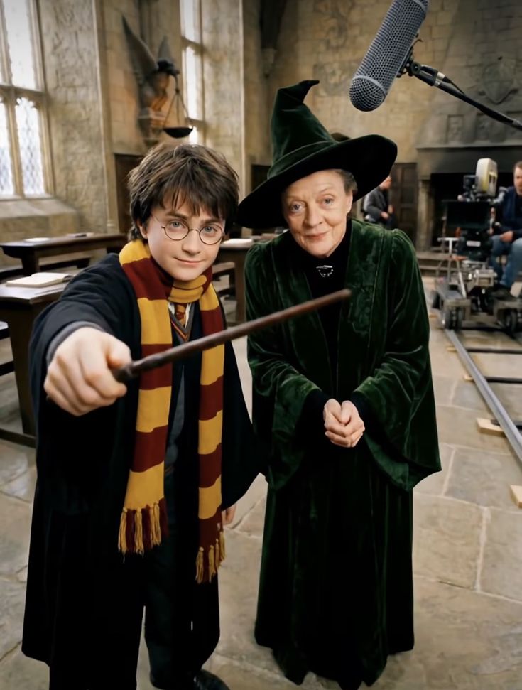 Maggie Smith as Minerva in Harry Potter
