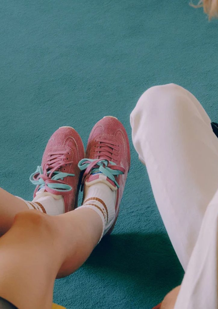 Pink and blue