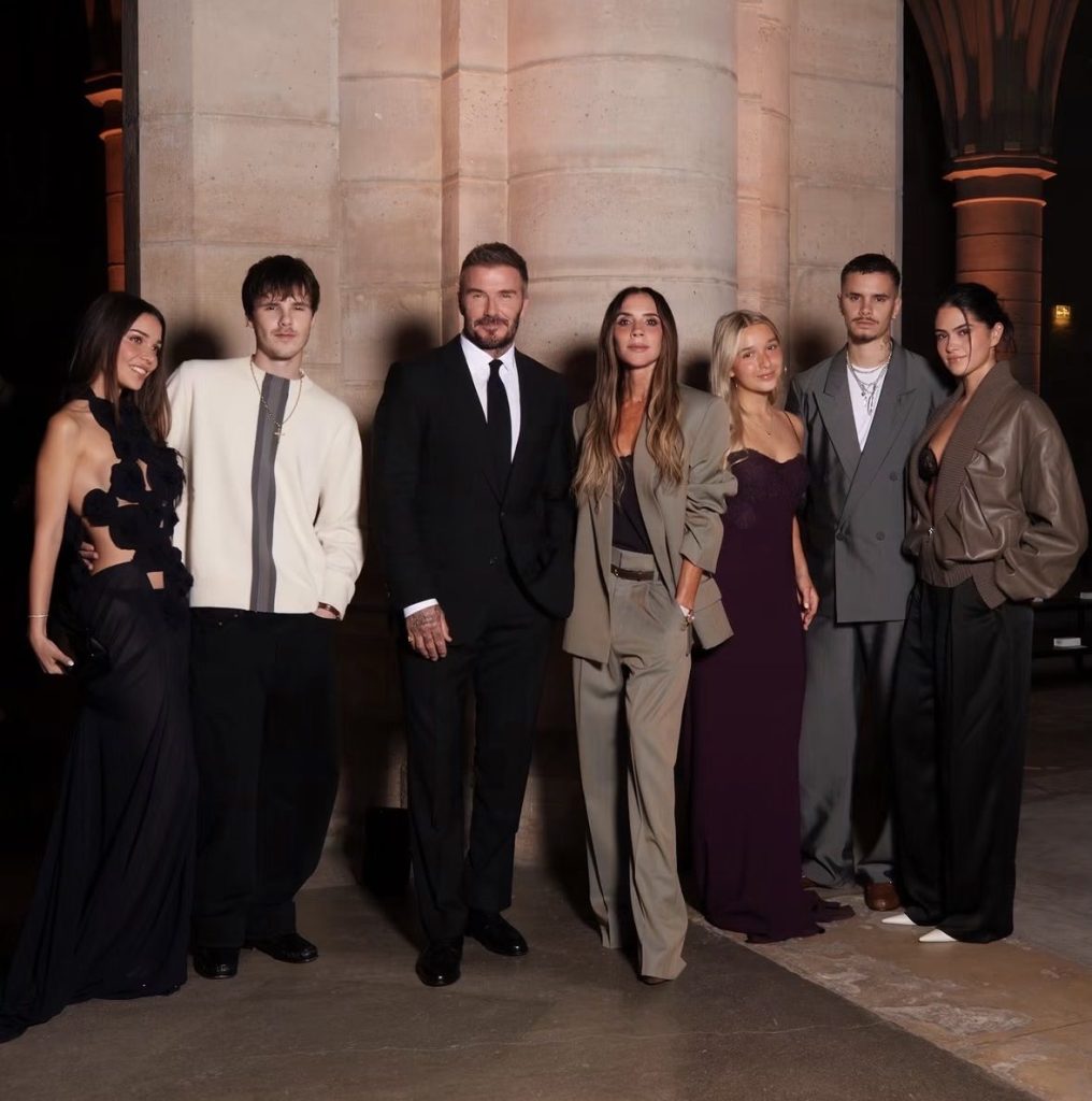 Beckham PFW26 SS27 Family Portrait